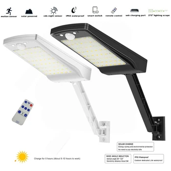 

LED Solar Light Outdoor 3 mode Solar Lamp PIR Motion Sensor Wall Light Waterproof Solar Powered Sunlight for Garden