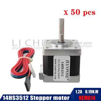 

14HS3512 4-lead 35MM NEMA14 stepper motor1.2A 0.19N,M Nema 14 motor for CNC 3D