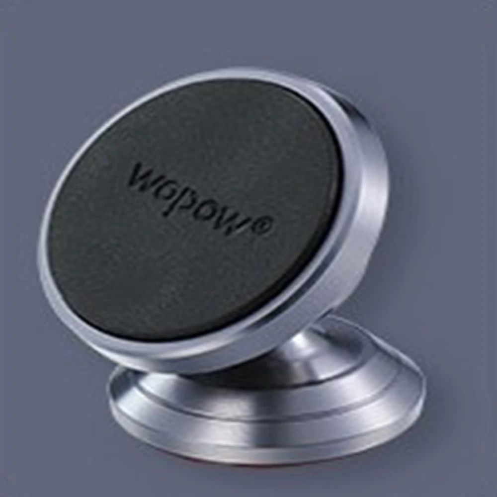1PC Universal Smartphone Car GPS Bracket 360Degree Rotation Magnetic Stand Dashboard Mount Metal Phone Holder Car Styling Tool 4