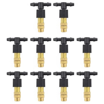 

Garden Atomizing Waterer Tee Mini Dripper Nozzle Mini Drip Irrigation Sprinkler System Garden 10 Pieces