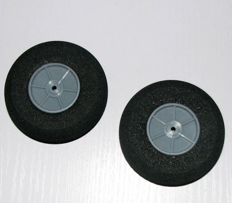 

D65*3*H18.5mm EVA Sponge Tyre Plastic Rim wheels RC model plane landing parts