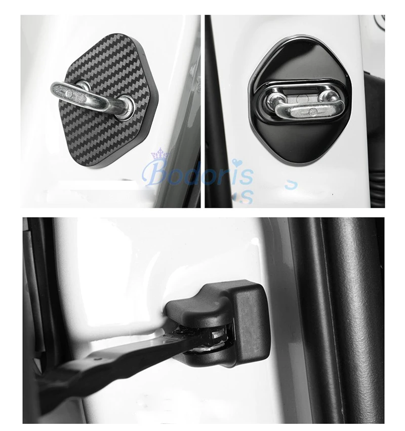 

For Toyota C-HR CHR C HR 2016 2017 2018 Waterproof Door Lock Protector Buckle Anti-Rust Stop Rust Car Styling Accessories