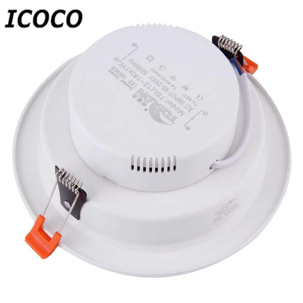 ICOCO 12W домашний отель теплый белый светильник высокой мощности AC 85-260V Акция распродажа