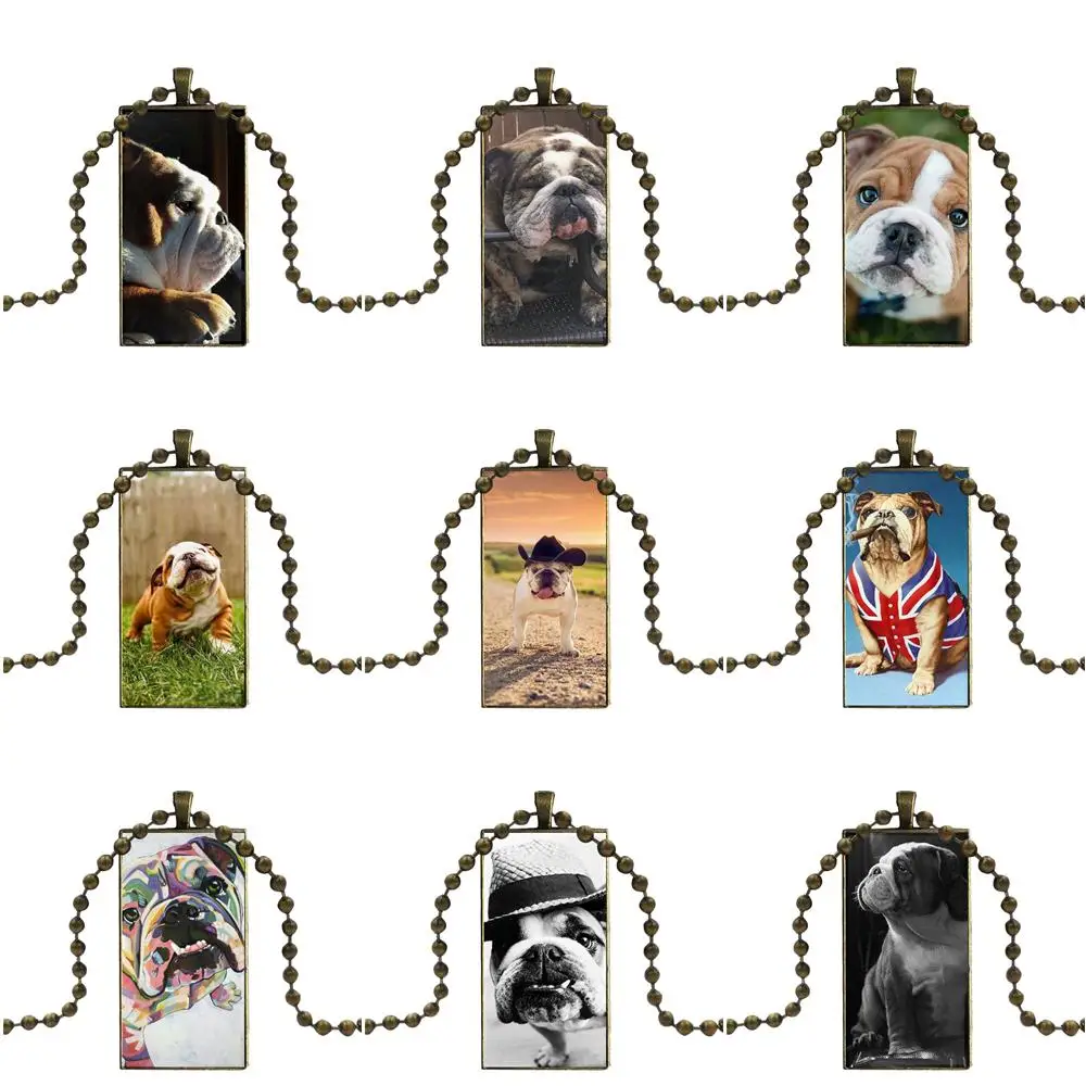 Для мужчин и женщин вечерние подарок стеклянный подвесной брелок ожерелье