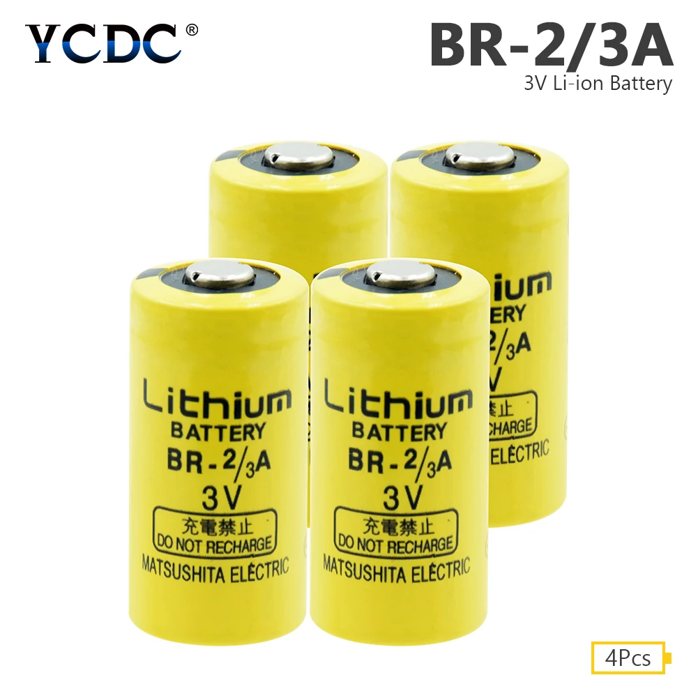 YCDC 4 шт. BR-2/3A батарея 3 в 1200 мАч PLC Fanuc управление Литий-ионная резервные батареи для Fanuc CNC замена системы