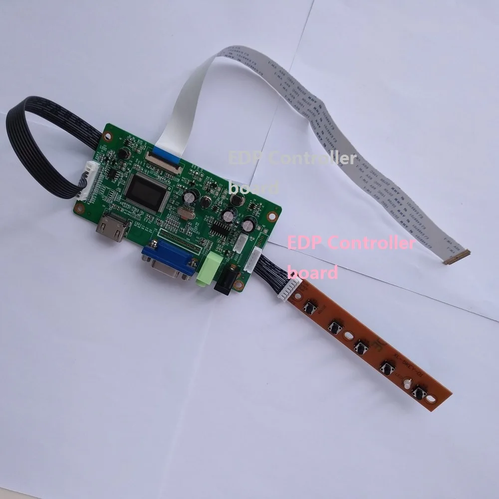 Для N156BGN-E31 плата контроллера EDP HDMI lcd DIY светодиодный EDP комплект VGA монитор драйвер 1366X768 40Pin экран дисплей 15,6"