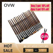 OVW натуральный козья шерсть тени для век профессиональный макияж кисти складные смешивания шейдер kist' для теней brovey brochas maquillaje