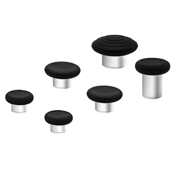 

(10pcs/lot) 6 in 1 Metal Thumbsticks Grip Joysticks Replacement for Elite Series 2 Controllers X-Box One
