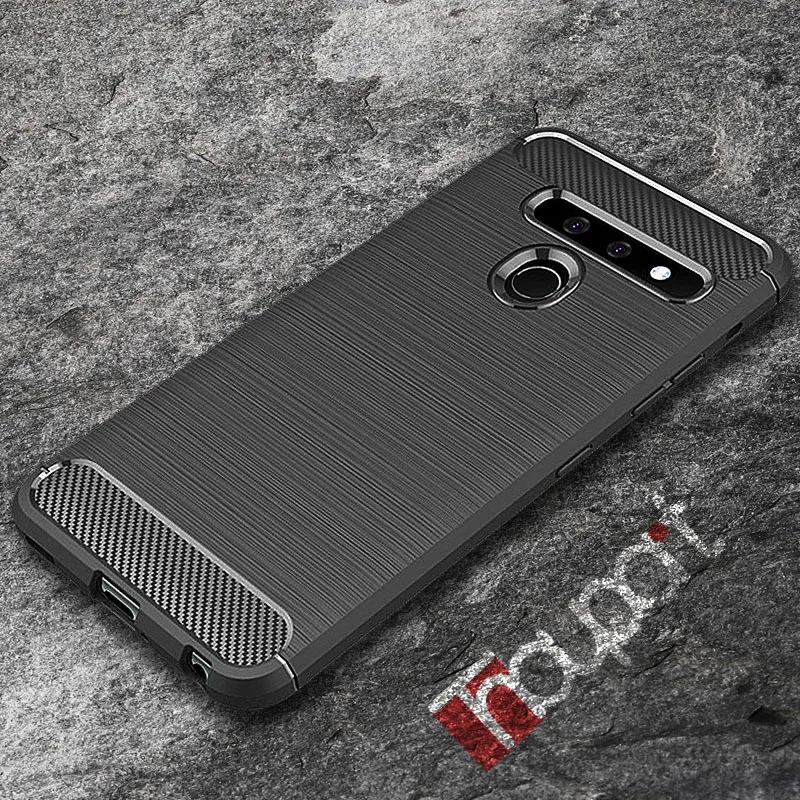Thouport чехол для LG G7 Plus ThinQ G8 One деловой силиконовый из углеродного волокна G8S |