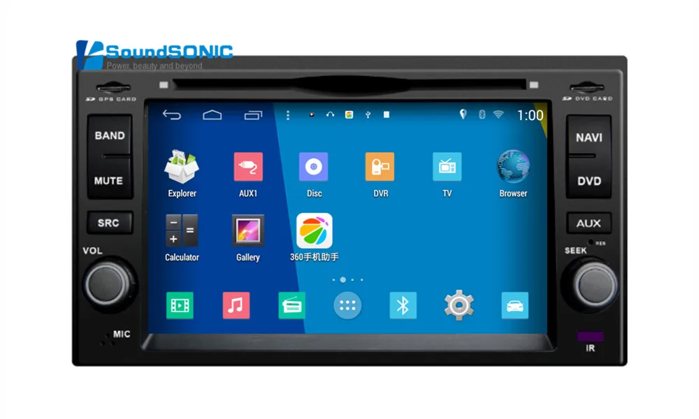 S160 для Kia Rondo Android 4.4.4 Авторадио Стерео Радио DVD GPS навигация СБ Navi мультимедиа