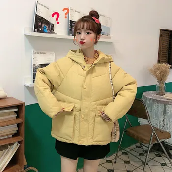 

New Winter Hooded Warm Down Coat Women Casual Long Down Jackets Ladies Thicken Cotton new Parka Outerwear Women Korean Coat