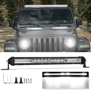 

SUV Work Light Bar White Spot Flood 10-30V DC 6000K 26 LED 300W Ultra-thin Replacement