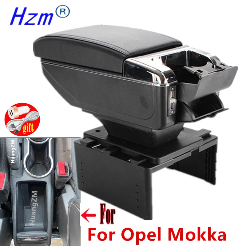 Overgave vrijheid Monteur For Opel mokka Armrest box For Opel mokka center console Storage box  Interior Parts accessories with USB LED|Armrests| - AliExpress