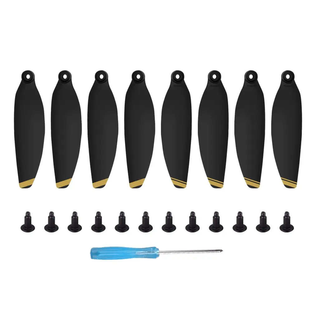 Gold 2pairs Мини-пропеллеры 4726 для Dji Mavic, мини-Дрон, тише, полёт, золотая, Серебряная линия, мощные складные, малошумные пропеллеры - Цвет: Gold 2pairs