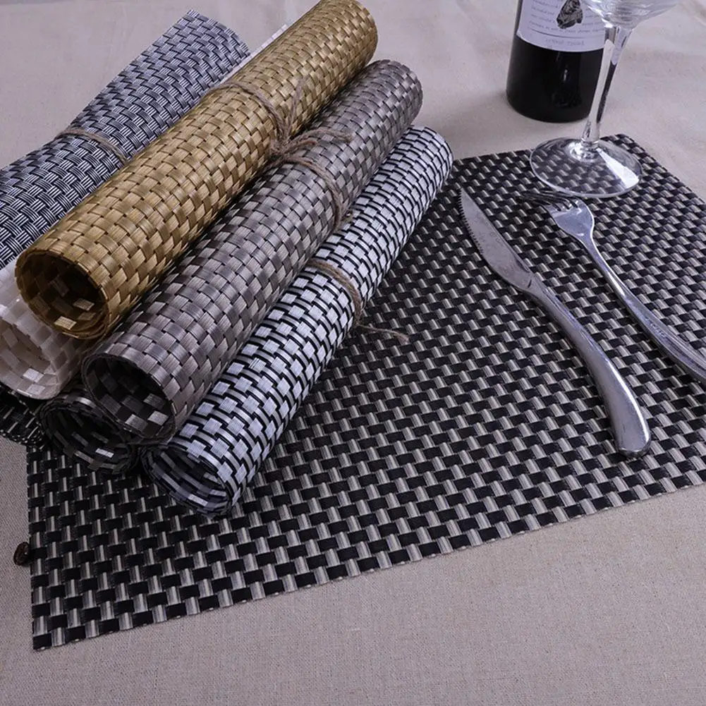 Nonslip Placemat for Dining Table Drink Cup Coaster Waterproof Kitchen Resturant Mats Pads | Дом и сад