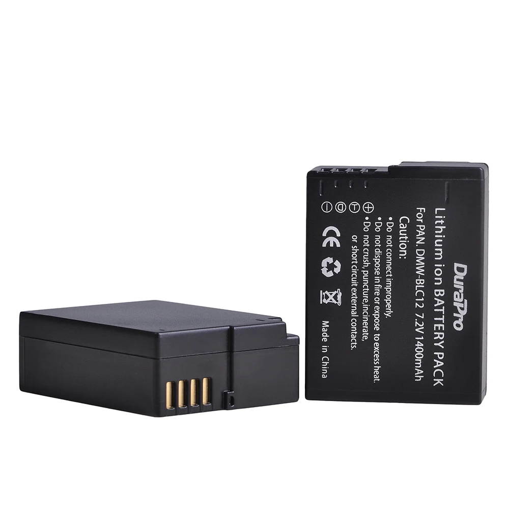 DuraPro DMW-BLC12 ДМВ BLC12E BLC12PP Батарея для цифрового фотоаппарата Panasonic DMW-BLC12E DMW-BLC12PP FZ200 FZ1000 DMC-G5 DMC-G6 GH2 V-LUX4 G5