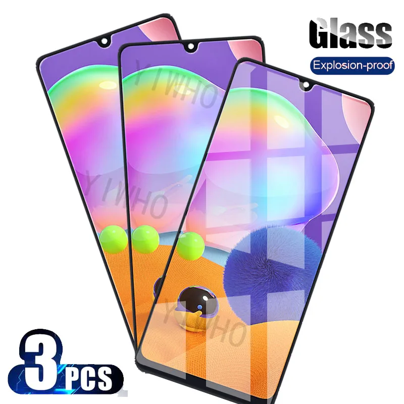 

3PCS Samsun A315F Protective Glass For Samsung Galaxy A31 Screen Protector on the Samsan Galaxi A 31 Tempered Glass Safety Films