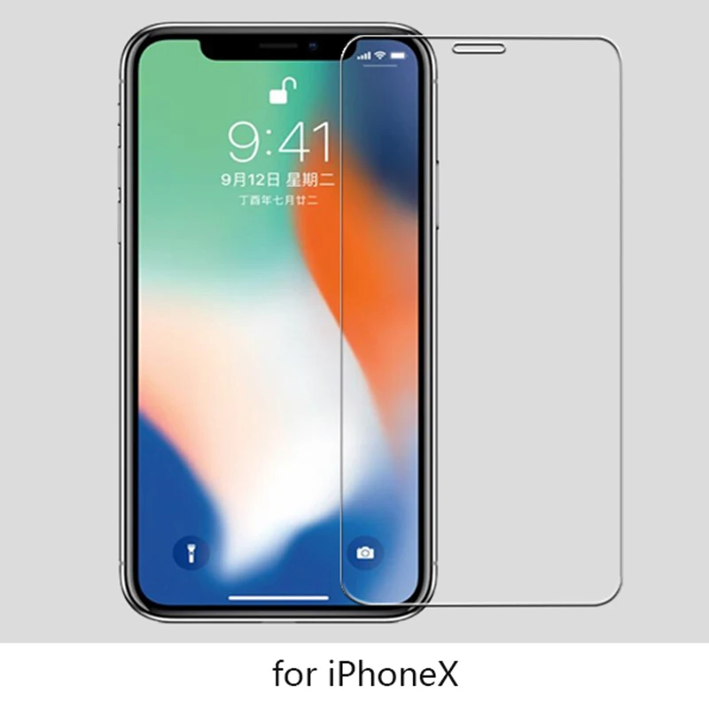Защитное стекло для iPhone 11 9H 8Plus X XS XR X Max 6 6s 6Plus 11Pro 7 Plus закаленное стекло для iPhone 11 Стекло 9H 11Pro - Цвет: For iPhone X
