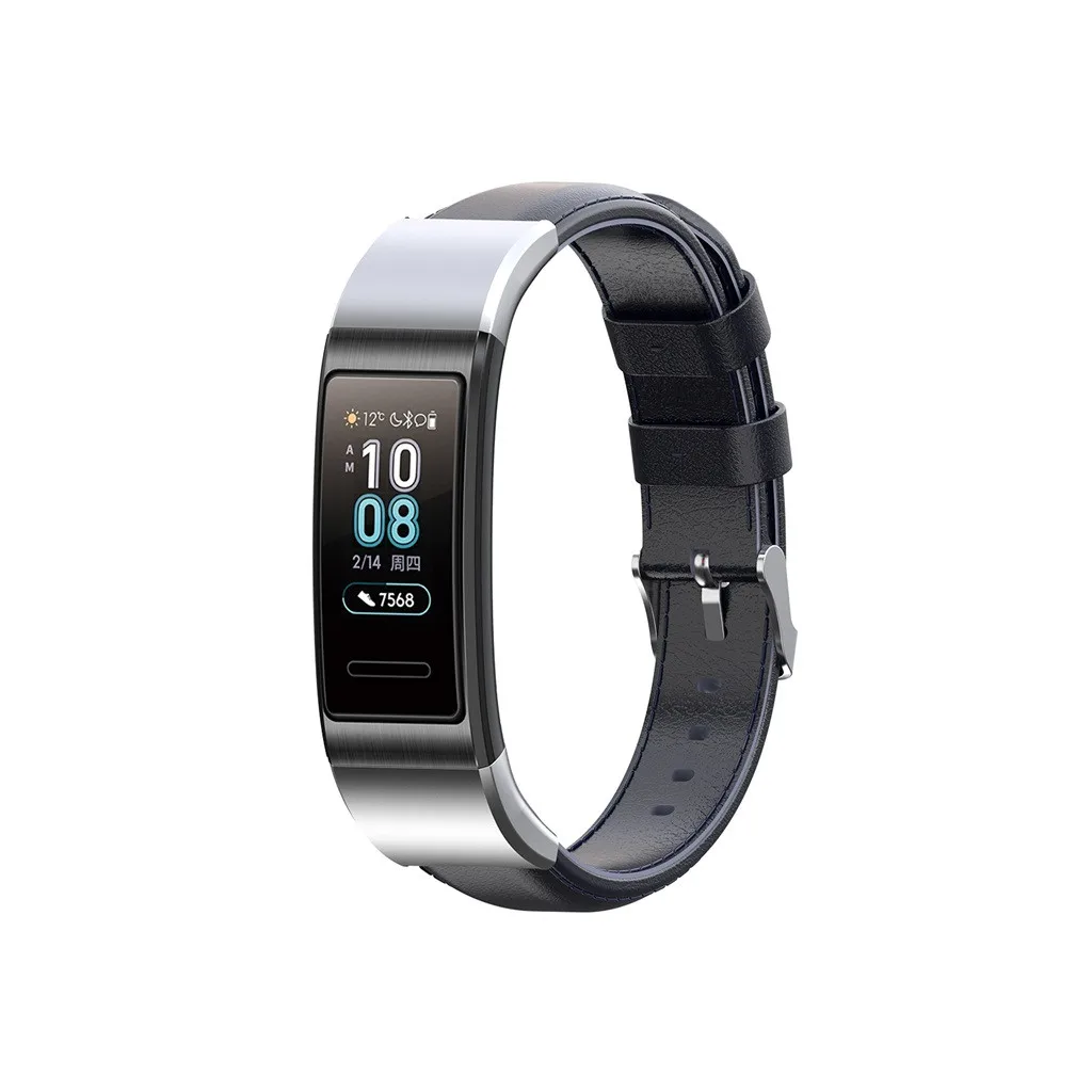 Ouhaobin кожаный браслет для huawei Band 3/Band3 Pro Сменные Браслеты Ремешок Для huawei honor5/CRS-B19 905#2