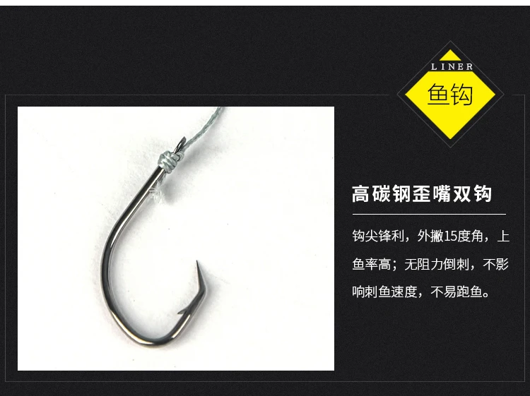 Рыболовный Сомик Ван Ба Гоу набор автоматический fang yao xian Long Shot Blackfish Сомик рыболовный крючок Dyneema двойной крючок