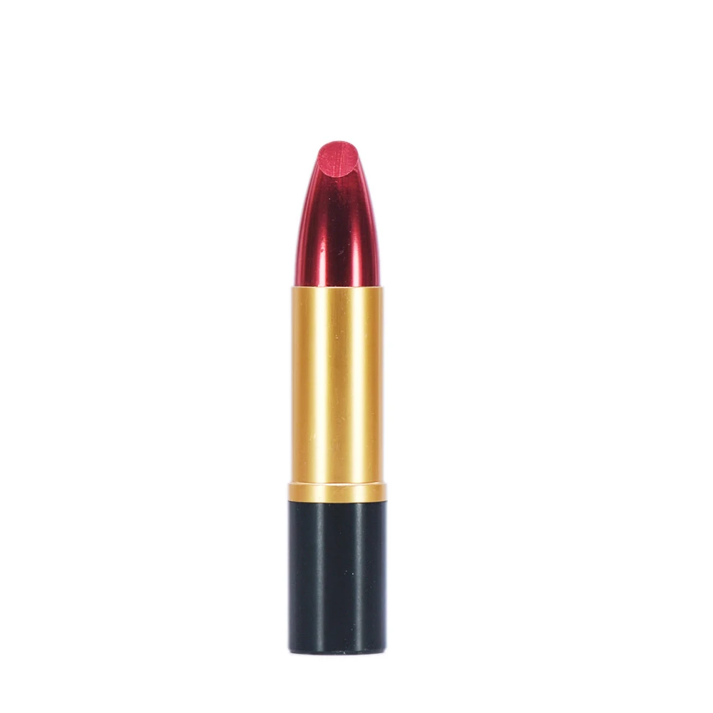long gold with red Металлическая помада USB флэш-накопитель флеш-накопитель металлический Флешка 16 ГБ 8 ГБ 4 ГБ карта памяти 128 Гб 64 ГБ 32 ГБ 256 ГБ U stick подарок для девочки - Цвет: long gold with red
