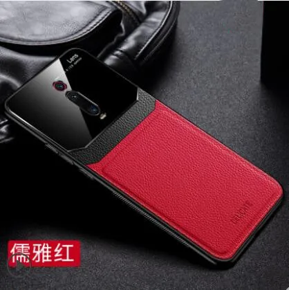 Чехол для xiaomi mi 9t pro кожаный зеркальный противоударный чехол из закаленного
