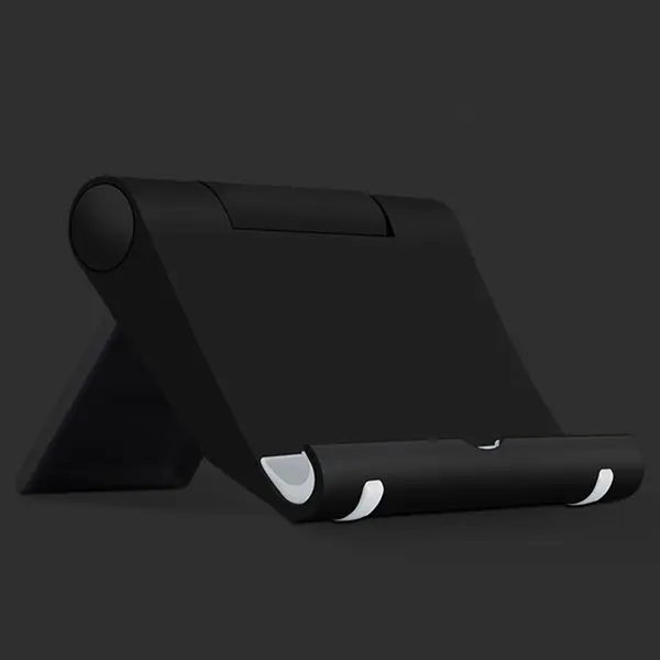 Эффективный вращающийся держатель для планшета для ipad pro Air mini 1 2 3 4 держатель для мобильного телефона подставка крепление поддержка Настольный держатель кронштейн - Цвет: black