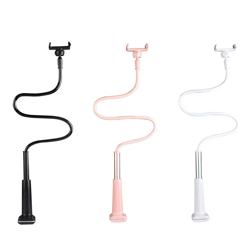 Phone Holder Bed Gooseneck Mount Flexible Arm Bracket for Smartphone Bedroom Desktop JLRL88