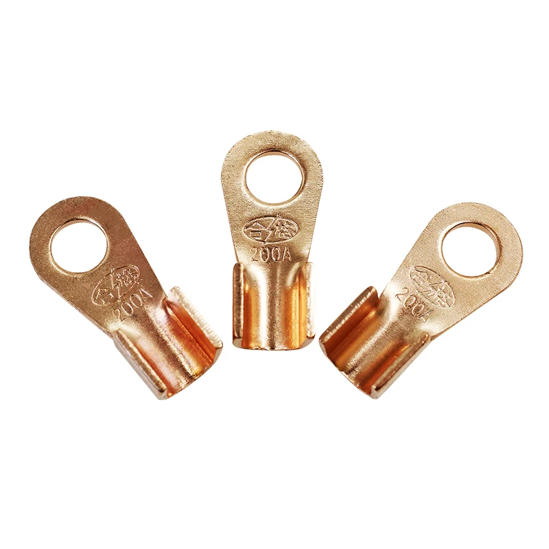 15 шт. Медь Батарея терминал кабели разъема открытые волочения проволоки клеммы OT 200A разъем для 16 35 мм