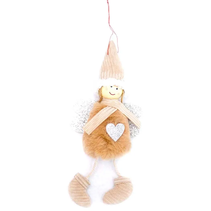Милый Ангел плюшевые куклы Рождественское украшение подвеска необычная Рождественская елка украшения Рождественские украшения для дома