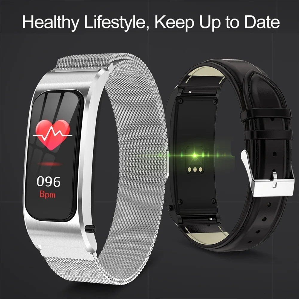 2-в-1 Фитнес браслет с Bluetooth наушники, Bluetooth, умные часы для Apple IPhone Xiaomi Heart Rate Monitor Фитнес трекер