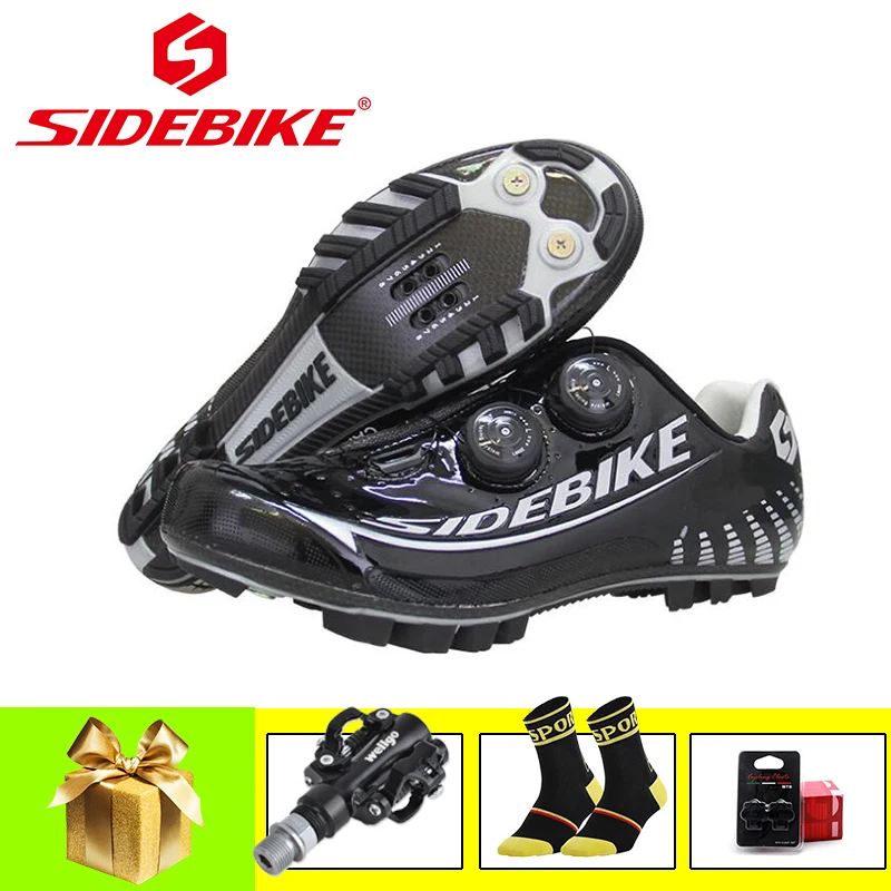 SIDEBIKE велосипедная обувь из углеродного волокна, обувь для горного велосипеда, sapatilha ciclismo mtb SPD педали, ультралегкие кроссовки superstar mtb