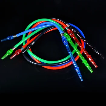 

1.7M 4 Color Silicone Hookah Hose With Acrylic Stem Mouth Tip Sheesha Pipes Chicha Shisha Tube Water Pipe Narguile Accessories
