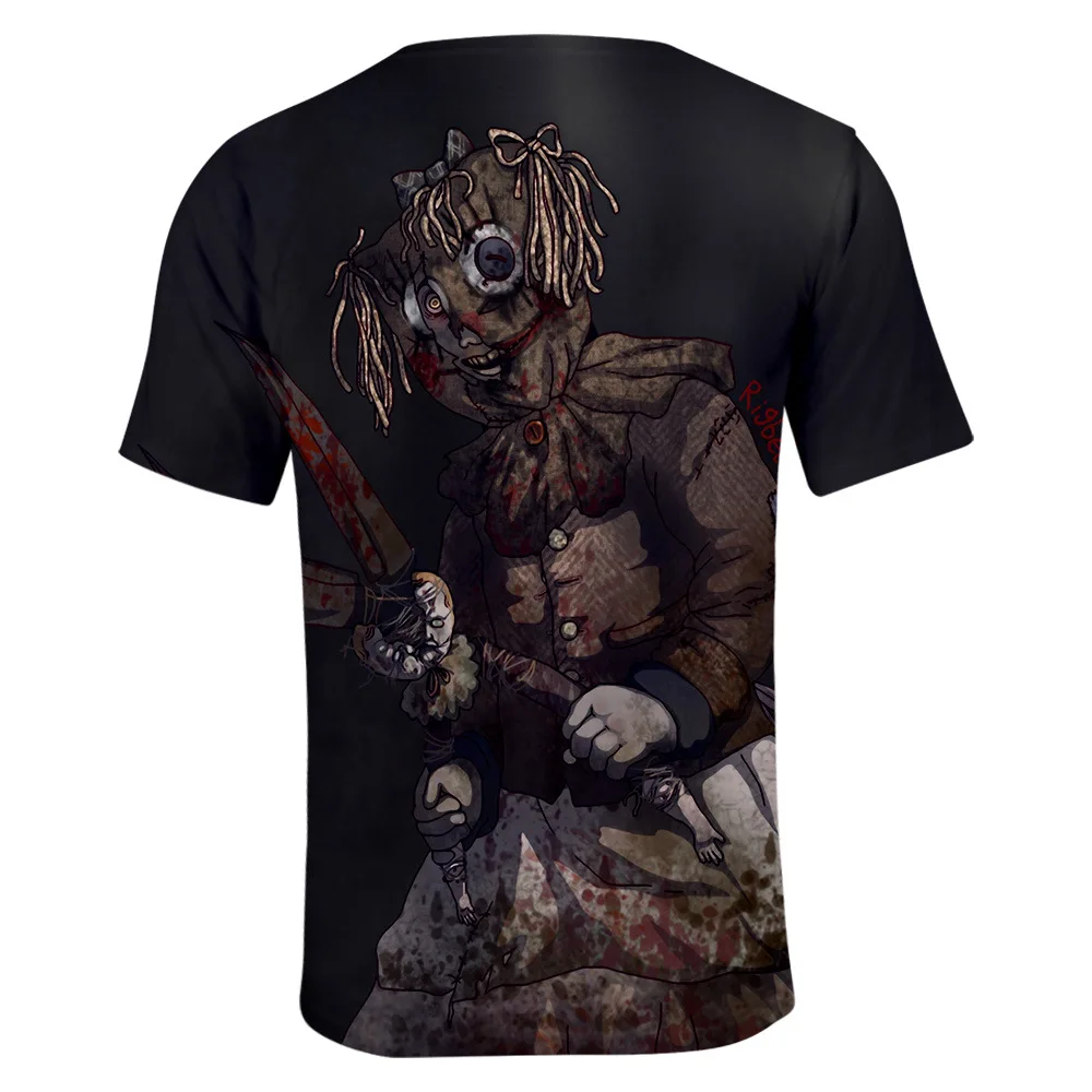 Dead By Daylight Футболка Горячая игра выживания футболка ZombieTerror Стиль 3d печать футболка для мужчин Уличная Топы Harajuku Hombre