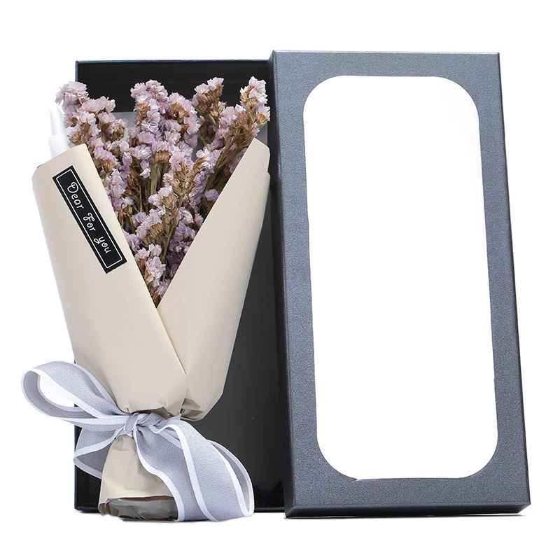 Gypsophila Dried Flower Home Textile Furnishings Soft Decoration Simulation Ins Wishing Rabbit Gift Box Bouquet | Дом и сад