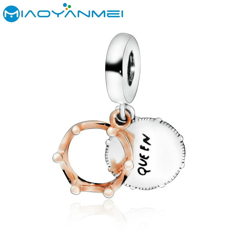Серебряные бусины 925 пробы подходят к оригинальным браслетам Pandora королева и