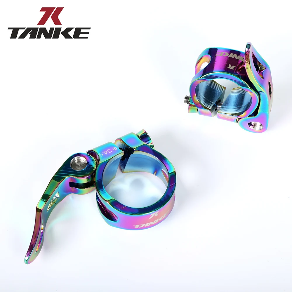 Bike Seatpost Clamp aluminum alloy quick release 31.8mm 34.9