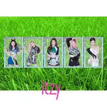 Kpop ITZY ПВХ прозрачная Фотокарта IT'z ледяная Фотокарта Ryujin Yeji HD Коллекционная карта