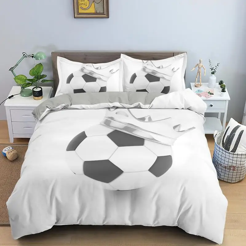 3D Futebol Bedding Set Futebol Duvet Cover