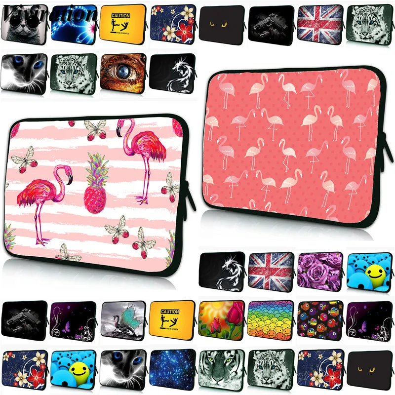 Casual Women Girls Laptop Sleeve Tablet Bag For iPad 2 3 4 Lenovo Yoga 530 Acer Huawei 10.1 11.6 12 13 14 7 15 17 Notebook Cases