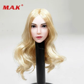 

1/6 Scale Asian Beauty Long Straight Black Bangs Hair Head Carving Fit 12'' Pale Skin Body Fit 12''body Gift Collection for fans