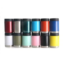 Порошковое покрытие 12 унций нержавеющая сталь держатель чашки пива колы может охладитель изолированный может охладитель бутылки