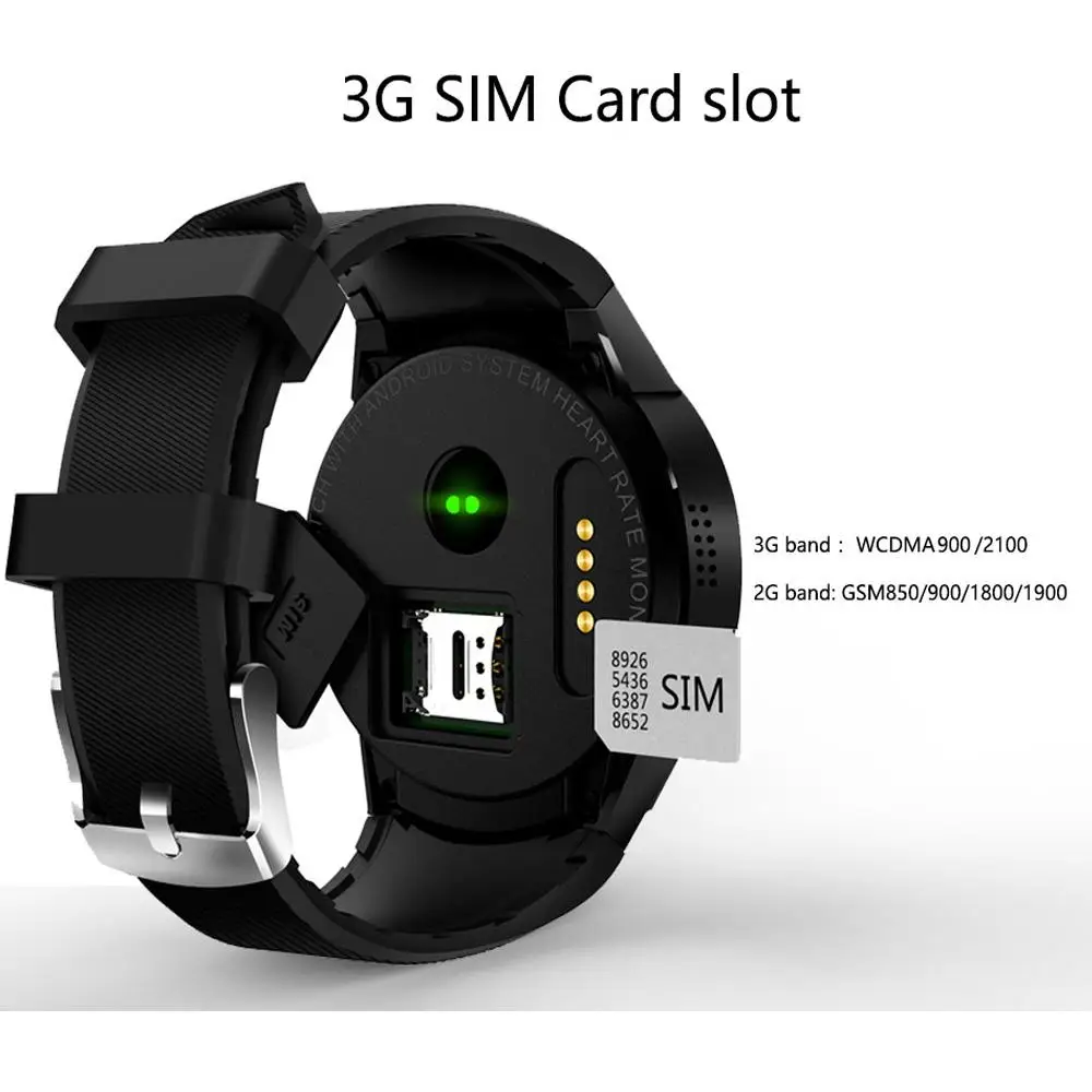 K98H gps Смарт-часы Мужские 3g SIM Bluetooth наручные часы монитор сердечного ритма фитнес-трекер 1,3 дюймов спортивные умные часы