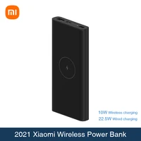 Xiaomi Wireless Power Bank 10000mAh WPB15PDZM USB C PD 22.5W Mi Powerbank 10000 10W Qi Wireless Charger for iPhone 13 12 1