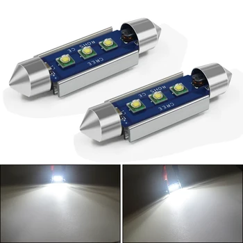 

2PCS Car Festoon C5W 3SMD Bulb canbus 31mm 36mm 39mm 41mm 12V LED Lighting Lamp Interior Dome Reading License Plate Lights