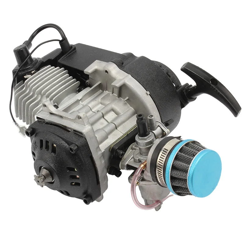 Mototcycle 2 Stroke Pull Start Engine Transmission Engin With Air Filter Carburetor Pocket Bike Mini Dirt ATV Bike Quad Kart