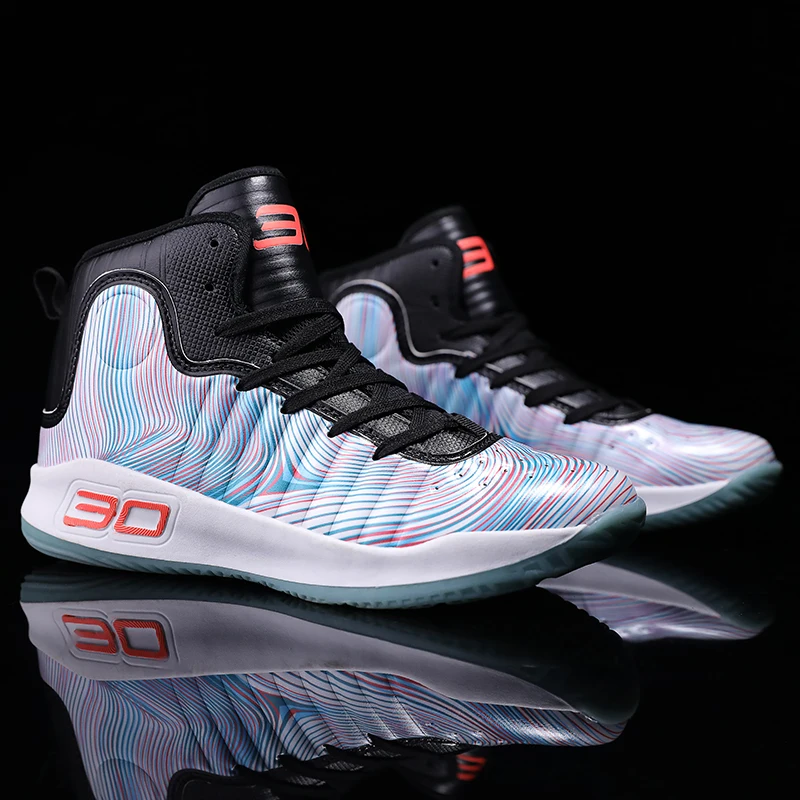 Популярная Баскетбольная обувь Мужская износостойкая Нескользящая спортивная