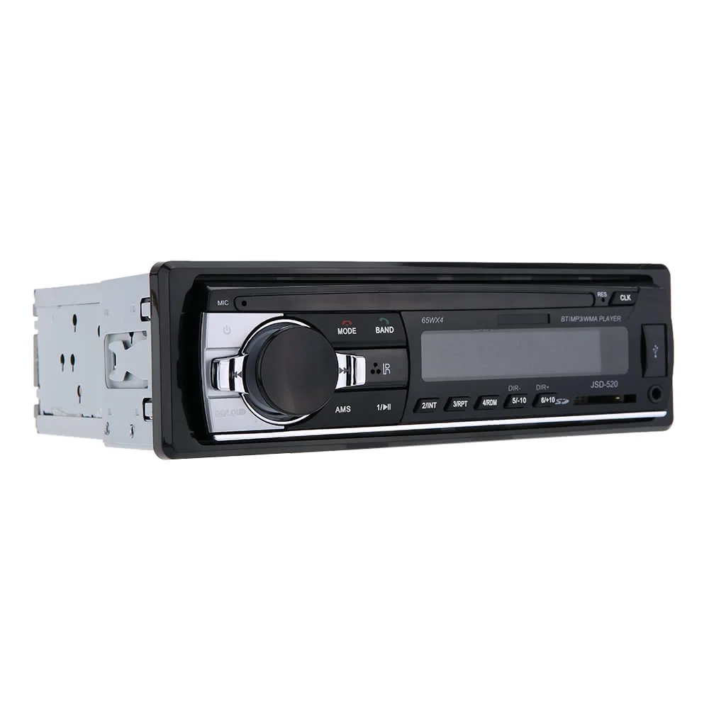 Bluetooth стерео FM AUX вход приемник SD USB MP3 радио плеер в тире