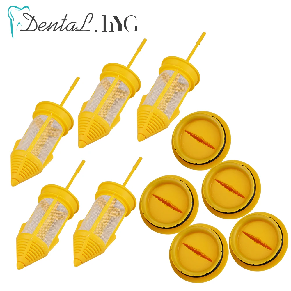 5pcs Dental Valve Strong Suction Weak Suction Filter Dental Water