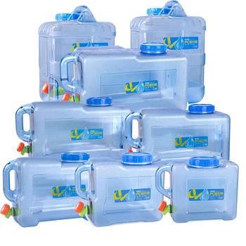 사막 및 여우 PC 물 양동이 5L/8L/12L/15L/18L/20L/22L/25L 캠핑 자동차 물 컨테이너 휴대용 야외 저장 탱크